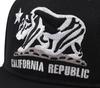 Sproutsy Flat Visor Cap, Embroidered Snapback Cap, California Republic