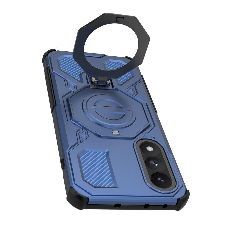 Vier-Ecken Airbag Drehbarer Metall Magnetischer Ring Halter Hülle Für OnePlus Nord 5 4 ce5 One Plus 13s 13T 13R 13 Ace 5 Pro Abdeckung
