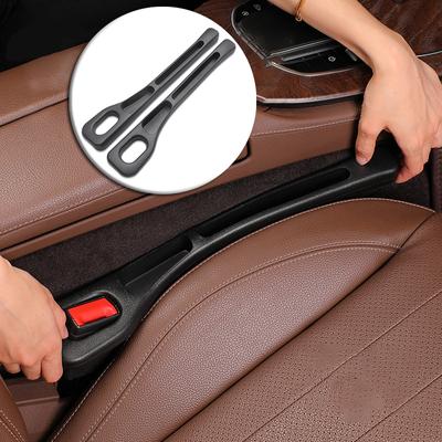 2pcs Universal PU Car Seat Gap Stuff Side Seam Car Gap Filler Leakproof Seat Gap Storage Organizer Car Interior Accessories