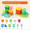 Educational Building Blocks Set for Kids: Large Particle Assembly Toy for Ages 3 to 6, featuring a Small Villa Design