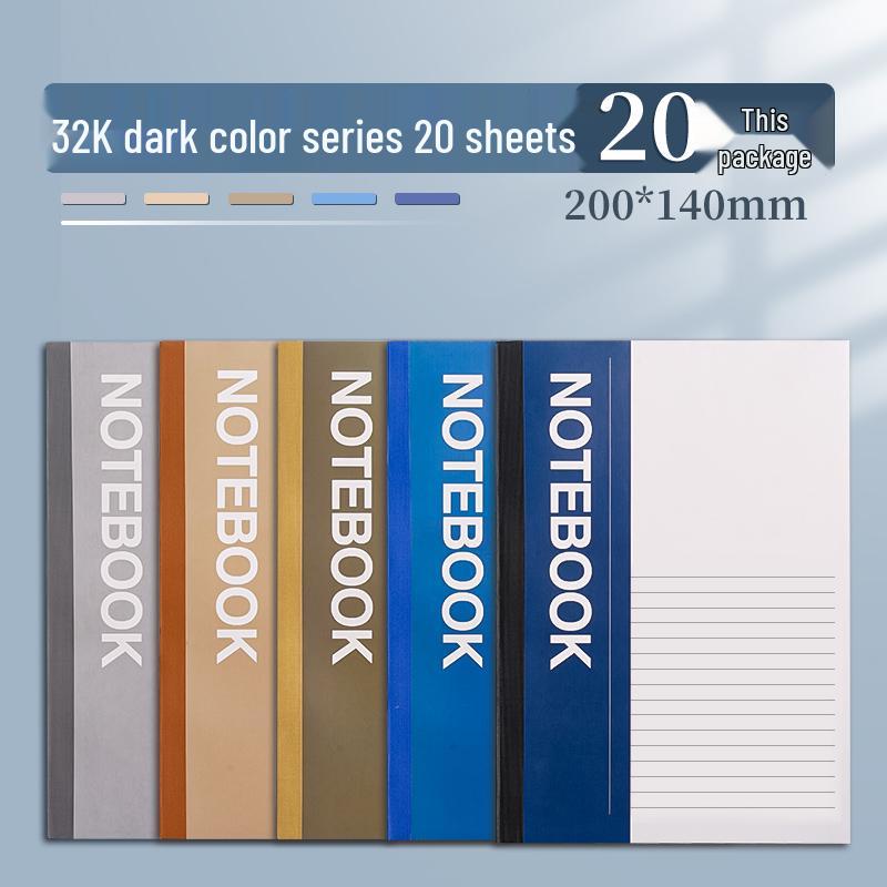 2024 Stylish A5 Homework Notebooks for Elementary to High School Students