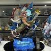 38cm One Piece Gk Edward Newgate Whitebeard Pirates Anime Figure Famous Naval Battle Scene Can Emit Light Statue Model Toy Gifts Kid Friendly
