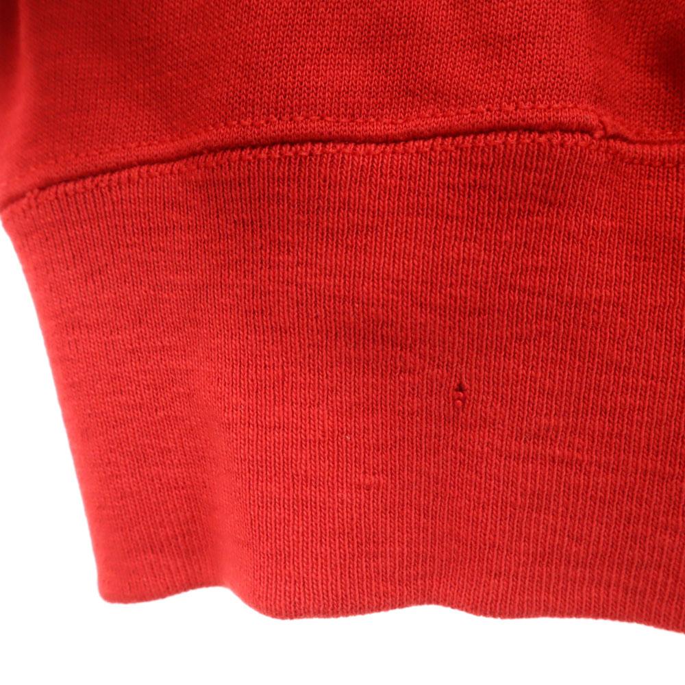 Champion 90s Made in USA Old Blue Tag Long sleeve sweat trainer XL Red Men's Used