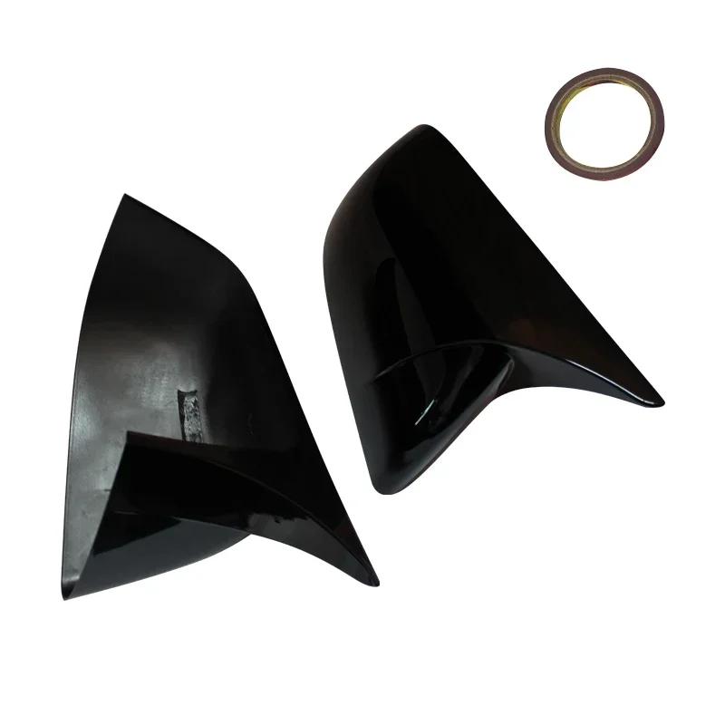 For Tesla Model Y 2019-2025 Rear View Door Wing Side Mirror Cover Caps Shell Case Rearview Cap Exterior Accessories Carbon Fiber