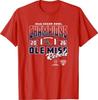 Mississippi Ole Miss Rebels Sugar Bowl Champs 2026 CFP Red T-Shirt