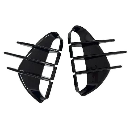 For KIA Stinger 2018- Car Exterior Decoration Cover Trim Kit Front Rear Bumper Spoiler Fender Side Vent Cover Grille Trim