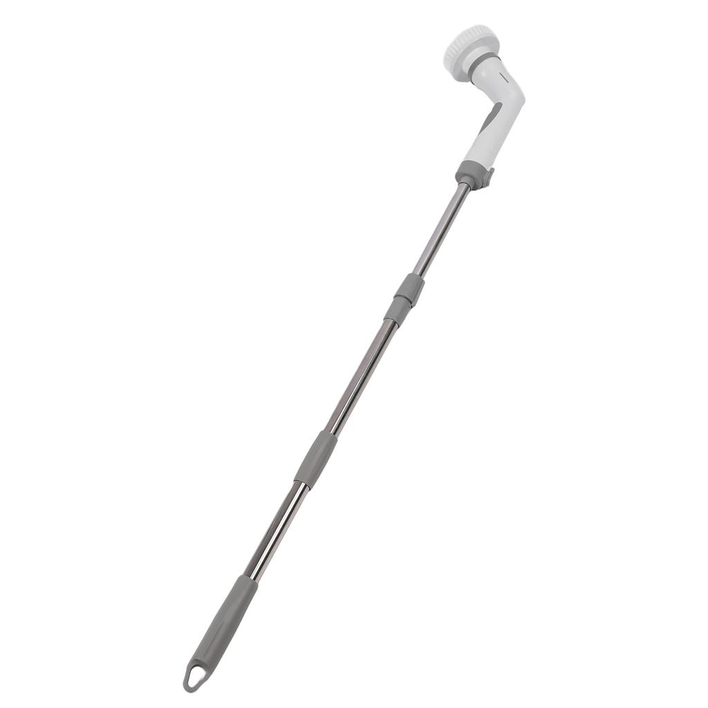 Electric Spin Scrubber with Long Handle 3 Brush Head 1 Sponge Head IPX65 Water Resistant Dual