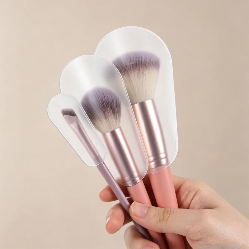 20 Pack Makeup Brush Storage Sleeves Protects Brushes During Travel And Daily Use