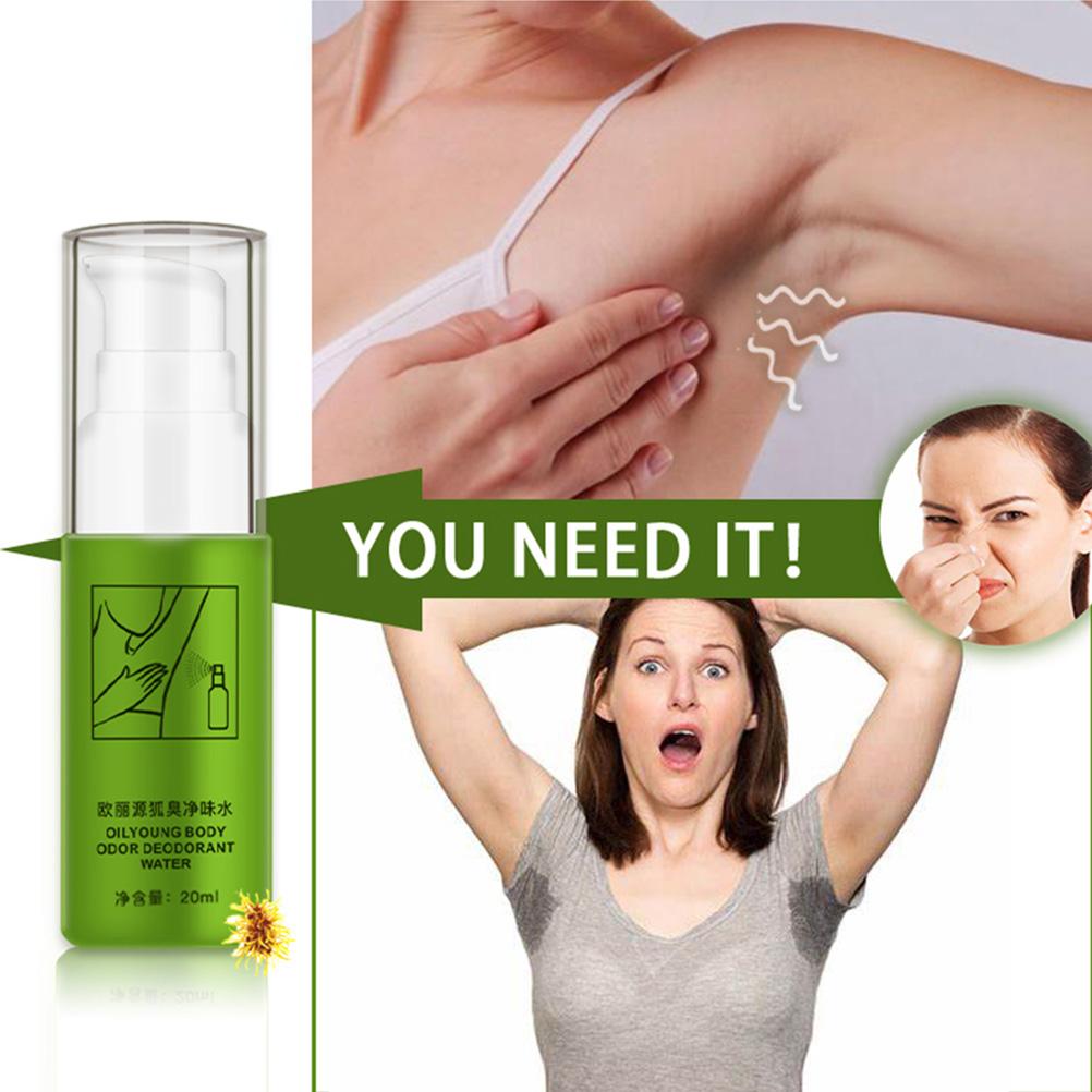 Summer Underarm Body Odor Deodorant Spray Natural Plant Antiperspirant Spray