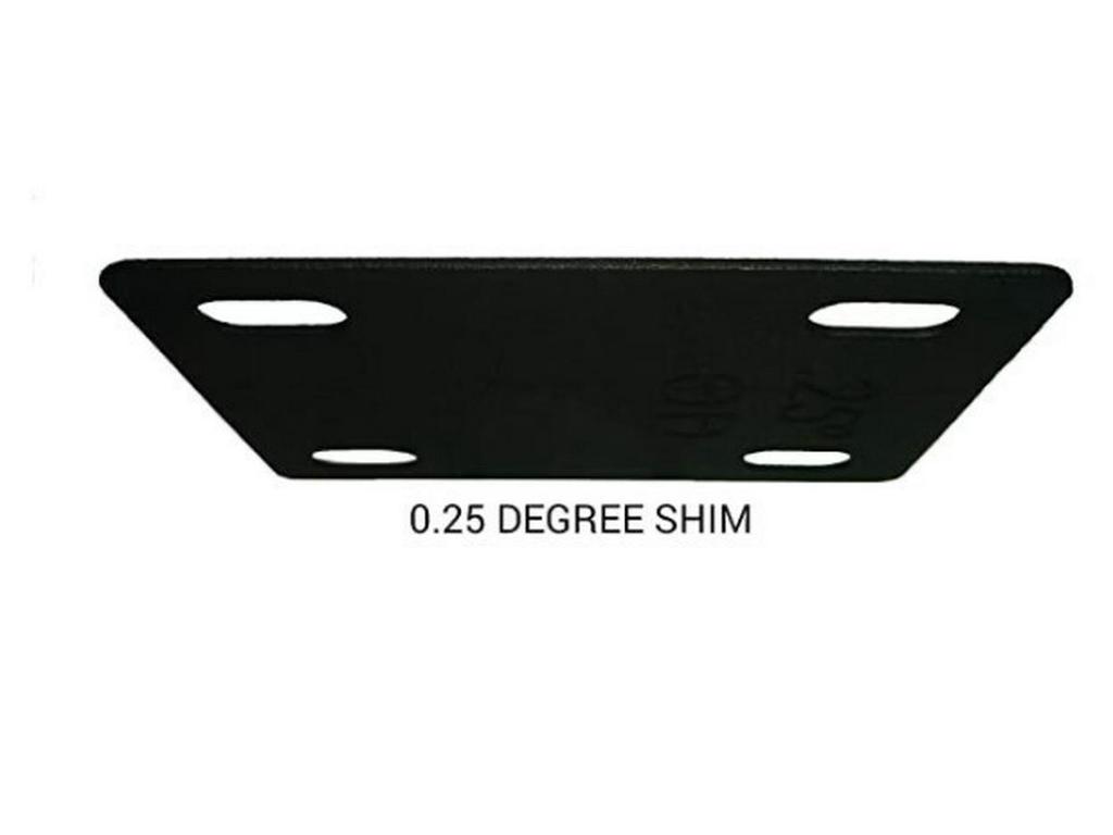 Selectable Plastic Guitar Neck Angle Shim