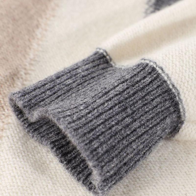 Sweater for Women Autumn Winter Oversize Thickened Pullover Warm Knitted V Neck Base Layer Stretchy Long Sleeve Jumper Tops