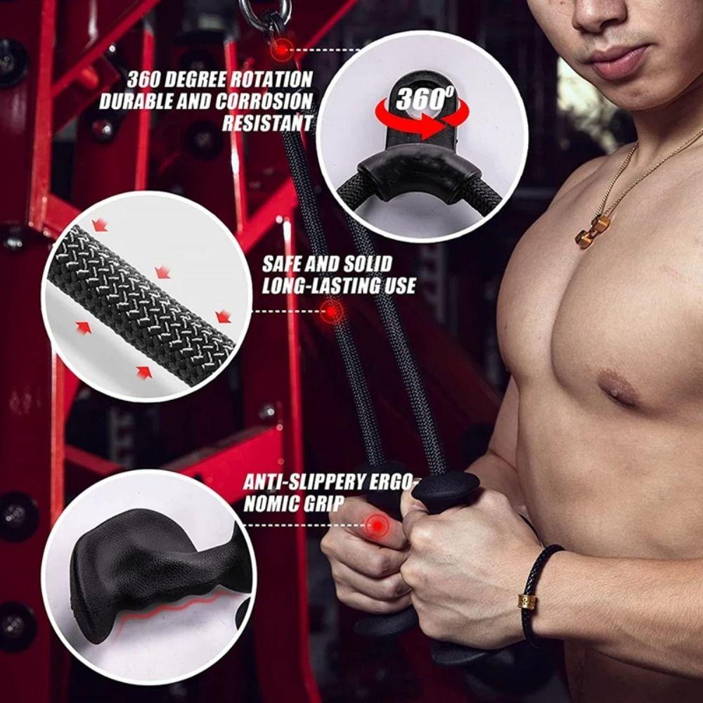 Isolation Training Gantry Pull Rope 360° Gym Equipment Pull Rope Fitness Pull Rope  Gym