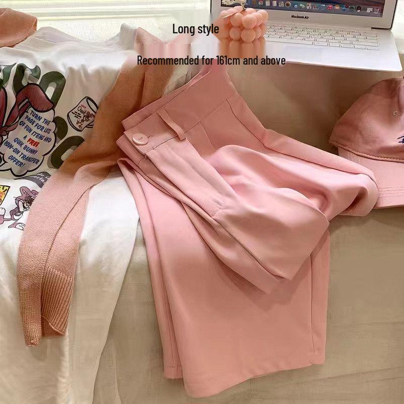 

Women s High-Waisted Wide-Leg Summer Pants - Slimming, Versatile, Drapey, Casual, Loose Fit 2XL (131-145 lbs)