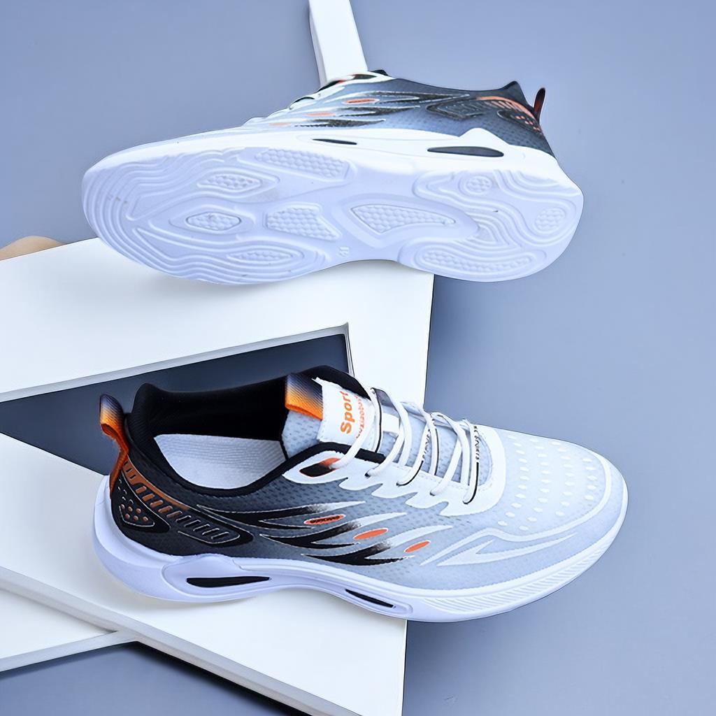 Summer ice silk mesh shoes casual running sports shoes trendy shoes student breathable shoes