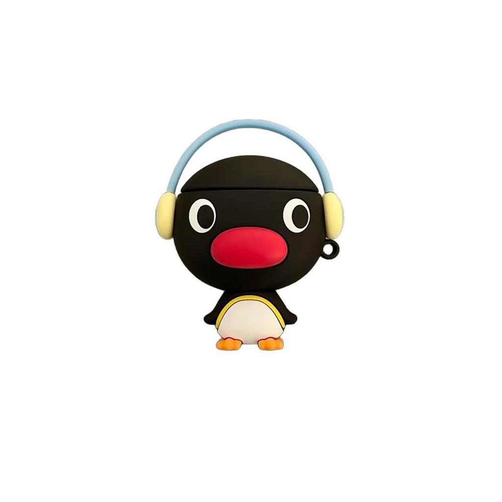Cute music penguin AirPods pro apple bluetooth headset case 1/1/1 generation cartoon case for women