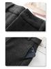 2025 Winter High-Waisted Wool Wide-Leg Pants - Women's Slim Fit, Brown, Flattering Straight-Leg with Drape