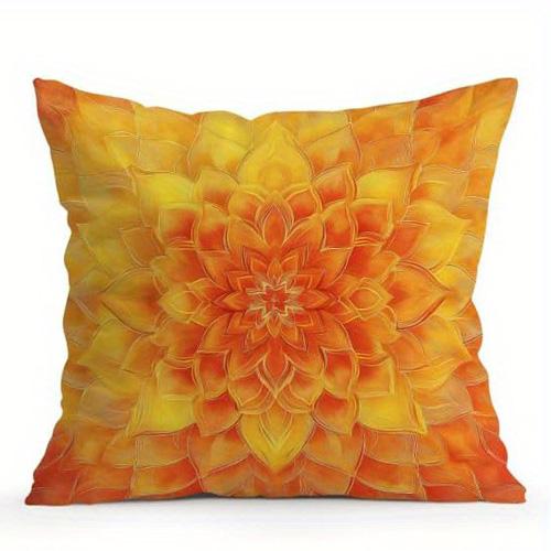 

Декор для дома Наволочки на декоративные подушки с узором мандалы и слона Наволочка с узором, подходящая для дивана, спальни, автомобиля 40x40cm 16x16in