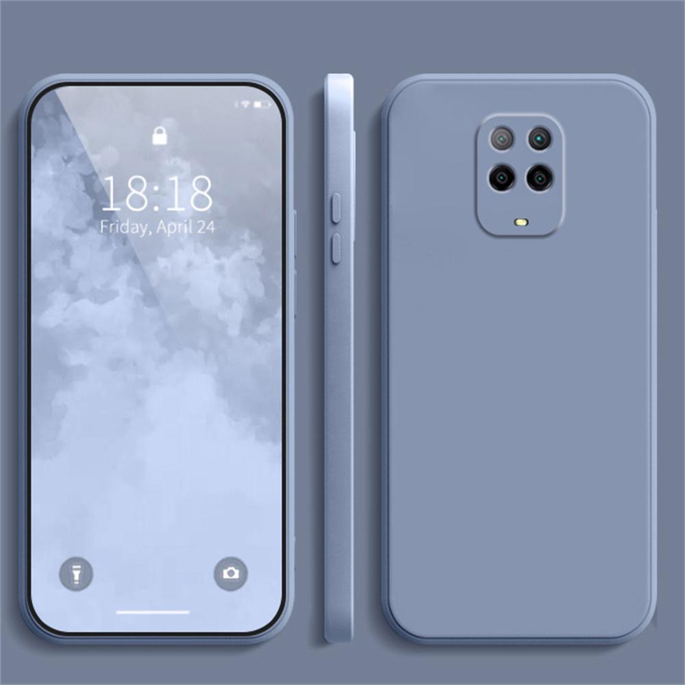 

Для Xiaomi Redmi Note 9 9S Pro Ударопрочный Силиконовый Жидкий Бампер Мягкая Задняя Крышка Для Чехла Телефона Xiaomi Redmi Note 9S For Redmi Note 9S серый