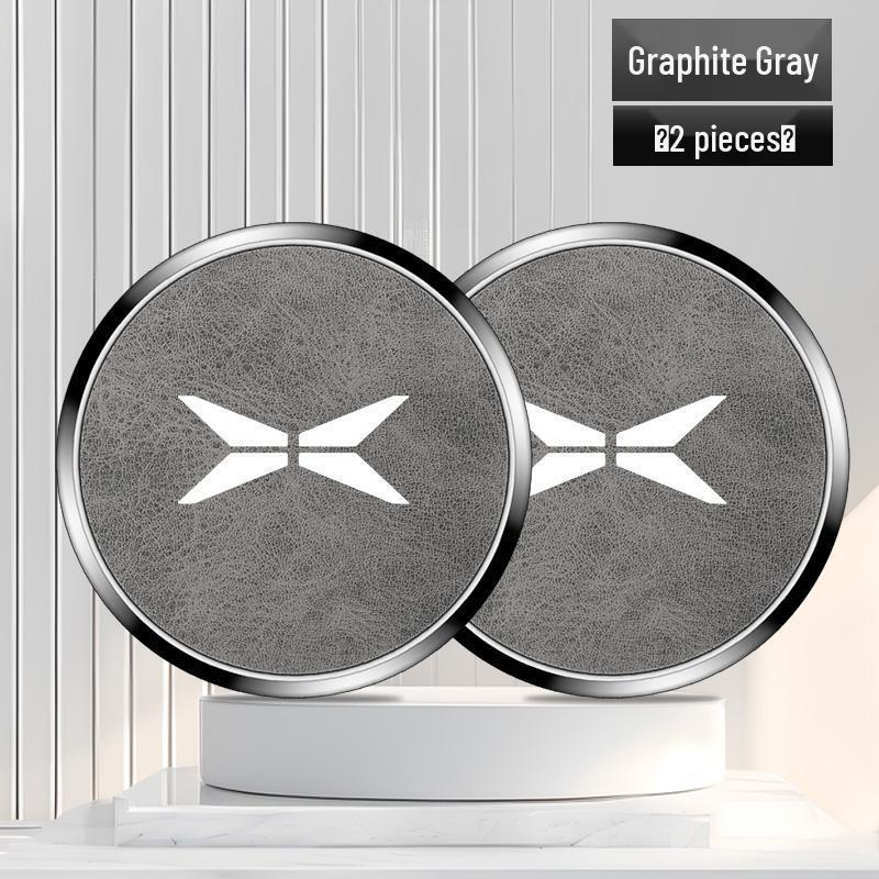 2026 XPeng M03 Car Cup Holder Coaster: MONA Alloy Door Slot Storage Mat