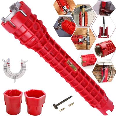 Sink Bathroom Wrench Plumbing Installation Tool Household Water Pipe Faucet Vegetable Basin Angle Valve Sink Maintenance and Dis