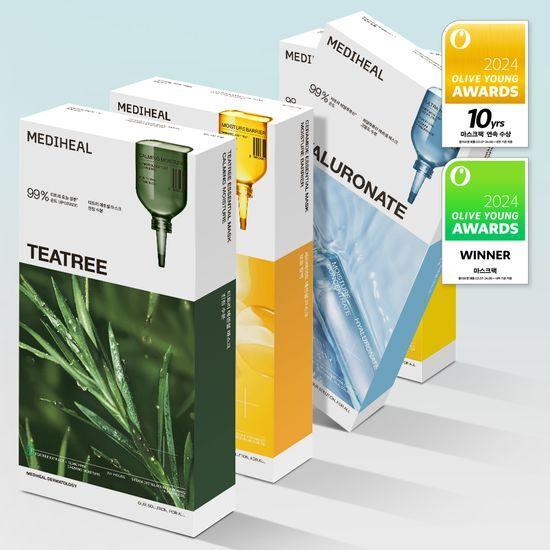 Mediheal Essential Mask Pack 10 Sheets/10+1 Sheets (Choose 1 of 7 Types)