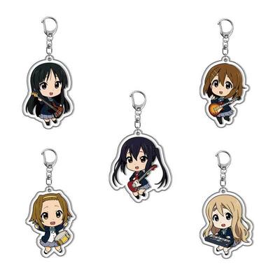 K-ON! Akrylowy brelok: Yui, Ritsu i Tsumugi