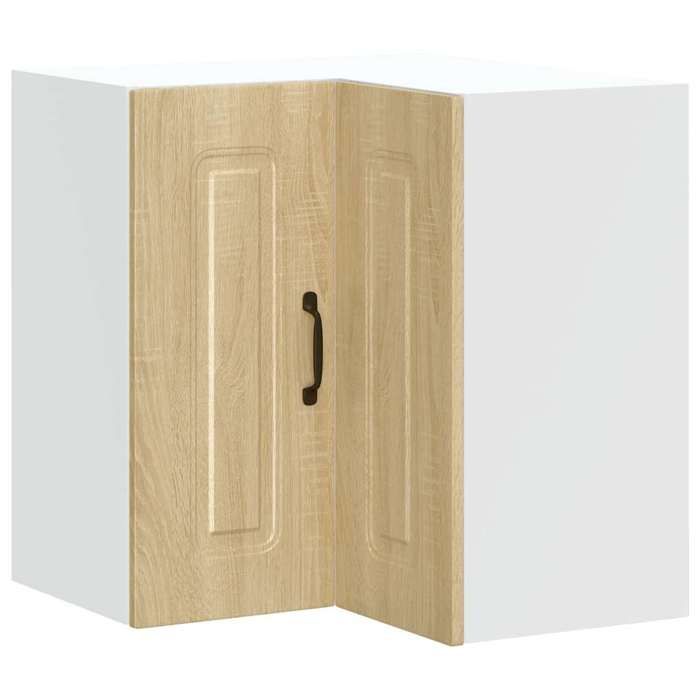 VidaXL Armoire murale d'angle de cuisine Kalmar chêne sonoma 853620