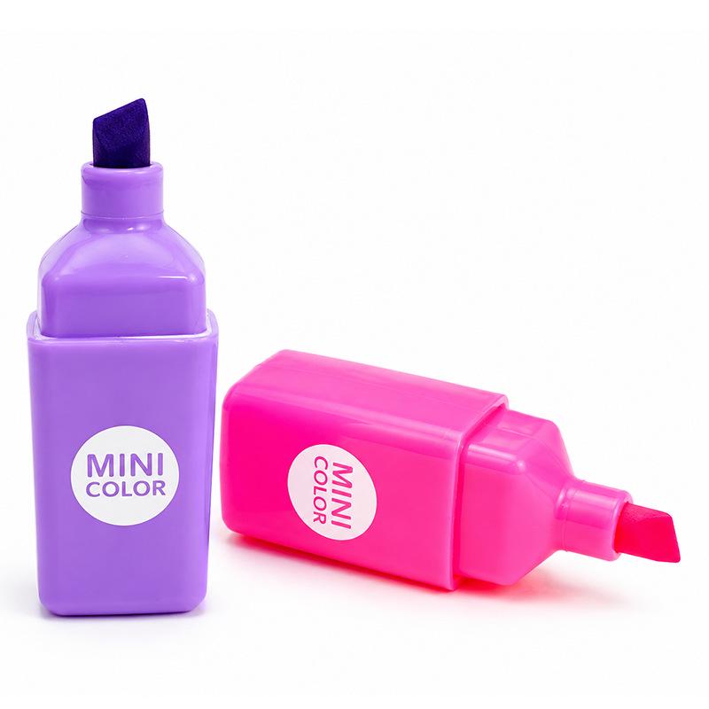 Super Cute Mini Cartoon Fluorescent Pen for Doodling and Notes