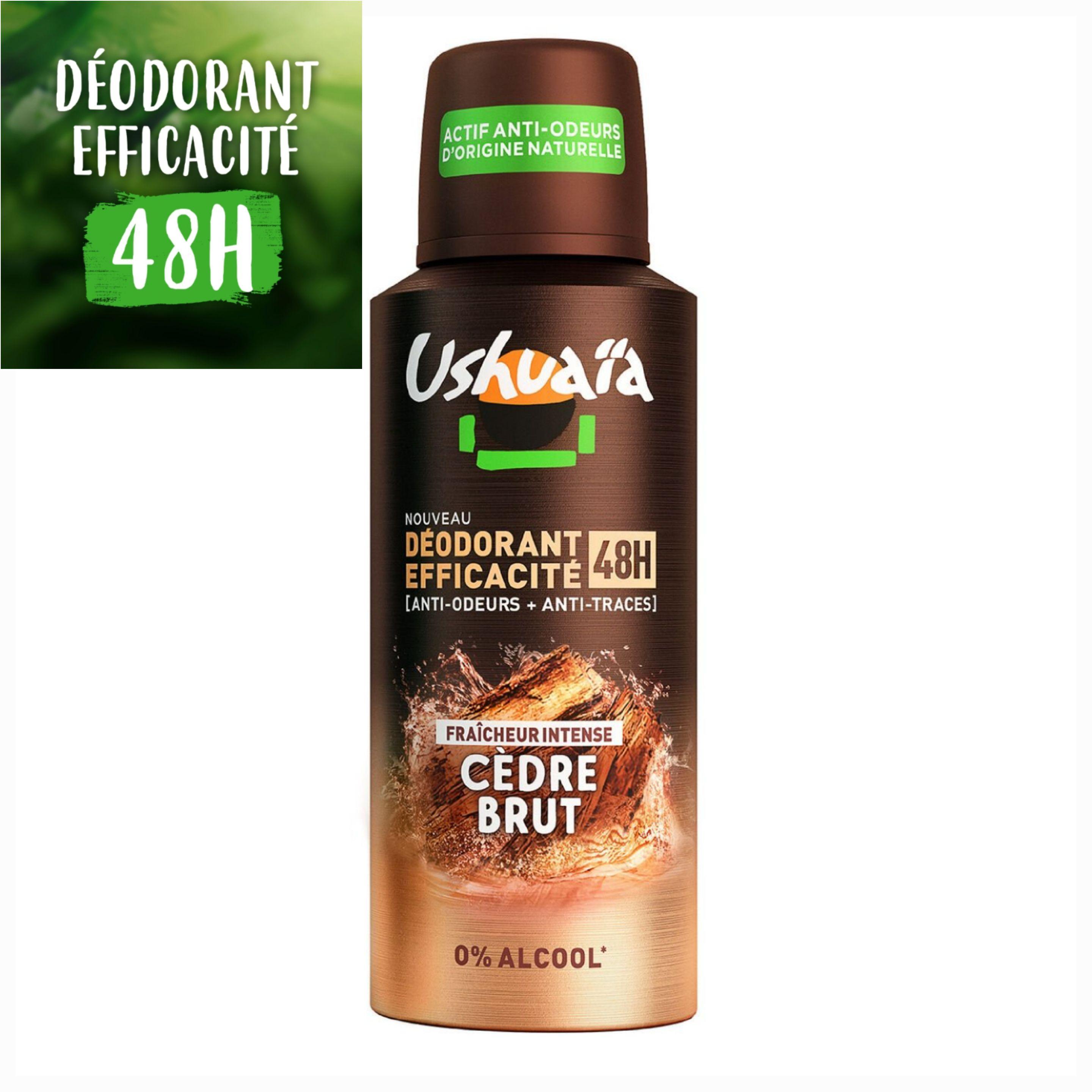 

USHUAIA Raw Cedar Men s Spray Deodorant the 150mL bottlr