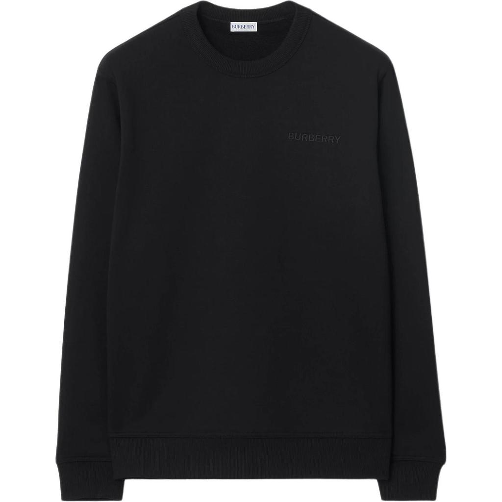 Burberry Sweatshirts Men's Black Crew Neck Moderate 81118241