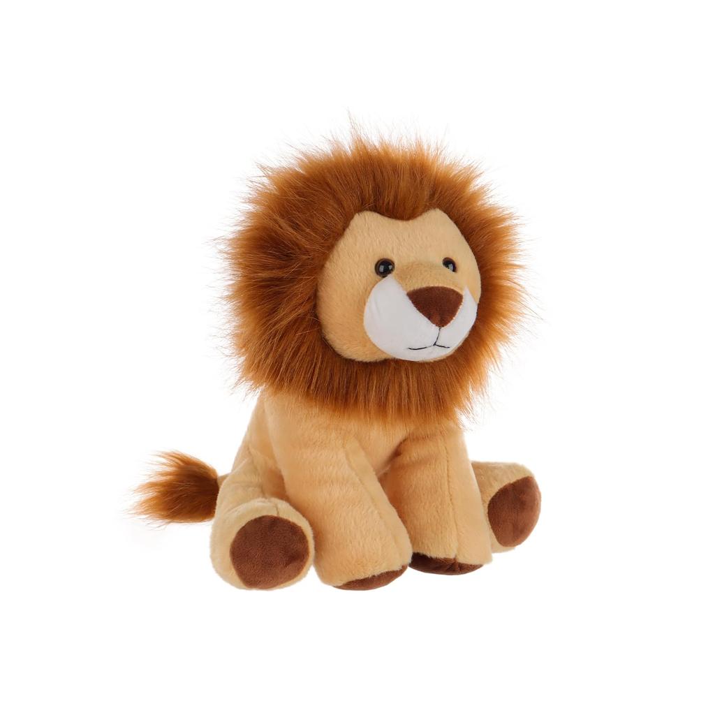 Apricot Lamb Roaring Lion Plush Soft and Fluffy Roaring Suitable for Boys and Girls Toy, Cute, Lion, 25cm,