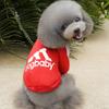 Dog Clothes Pets Coats Puppy Dog Hoodie Sweater Cat Clothes Sports Two-legged Sweater