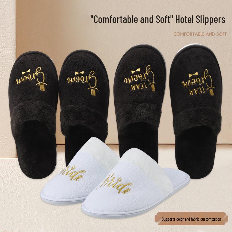 Premium Non-Slip Disposable Slippers for Hotels, B&Bs, and Salons - Ideal for Brides and Bridesmaids