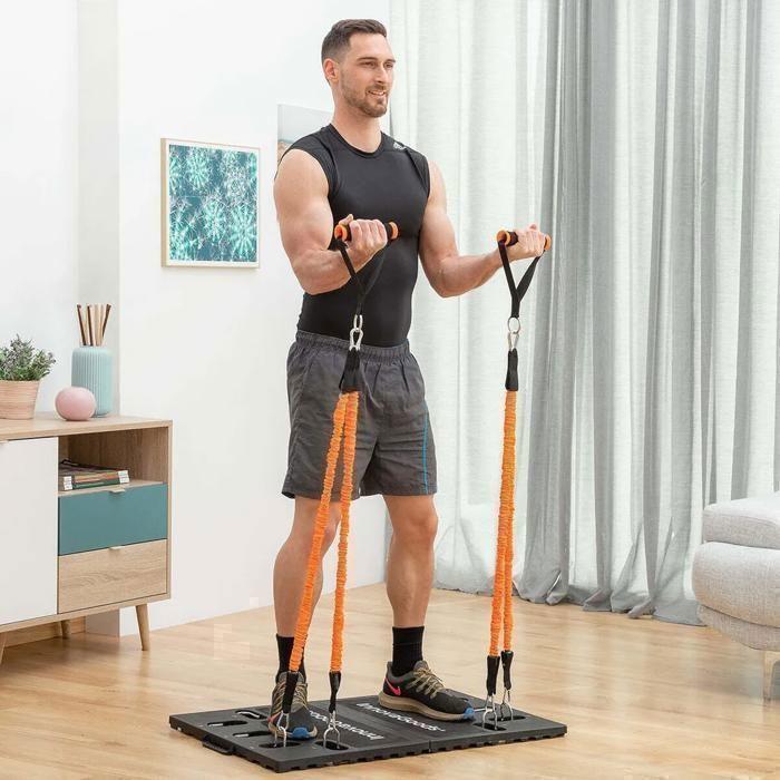 Système d'entraînement complet - InnovaGoods - Gympak Max - Portable - Guide d'exercices - Fitness