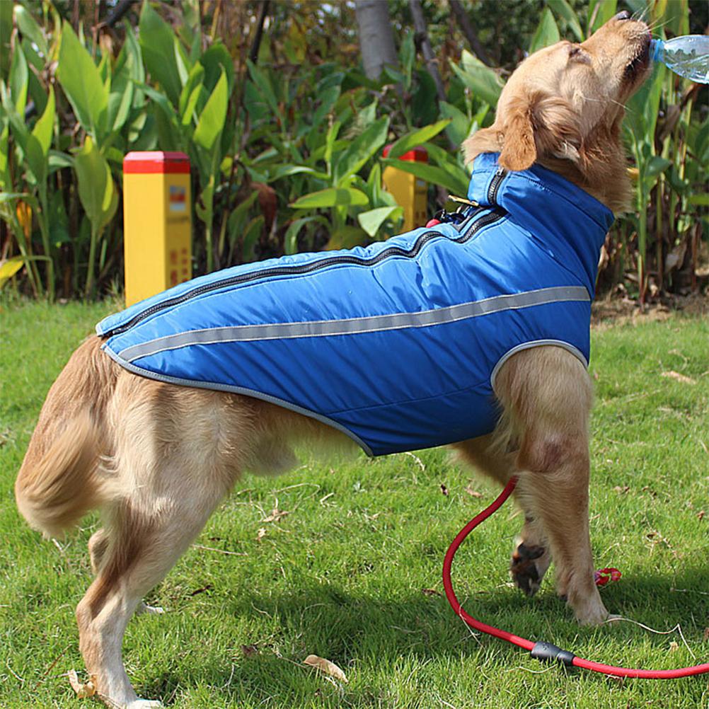 Warm Winter Dog Vest Windproof Reflective Dog Jacket for Puppy Warm Outdoor Dog Clothes Pet Vest Dog Clothing
