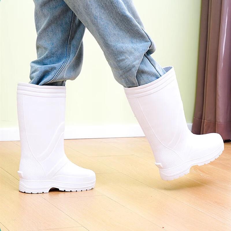 Saifanlu High-Top White EVA Rain Boots