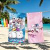Schattige D-Diddl Cartoon Handdoek Voor Buiten Kamperen Strandhanddoek Super Absorberend Sneldrogende Zomerhanddoek