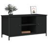 VidaXL Meuble TV Noir 100x40x50 cm Bois d'ingénierie 832763