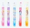 Disney Princess Color Pen Set with and Snow White Resort Stamps Belle, Ariel, Cinderella, Aurora, Rapunzel, [Disney Exclusive]