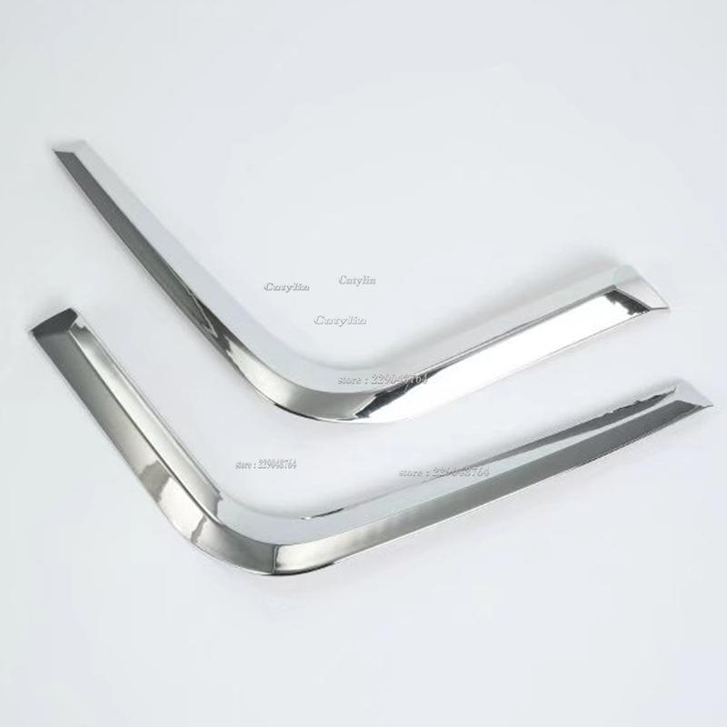 For Subaru XV Crosstrek 2017 2018 ABS Chrome Front Fog Light Cover Trim Foglight Eyebrow Molding Garnish Car Styling