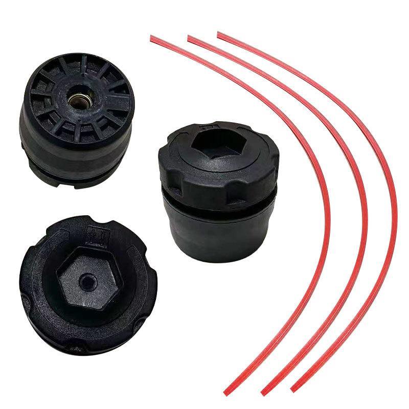 Quick Install Grass Trimmer Head Universal Durable Plastic Strimmer Replacement for Garden Yard Weed Eater