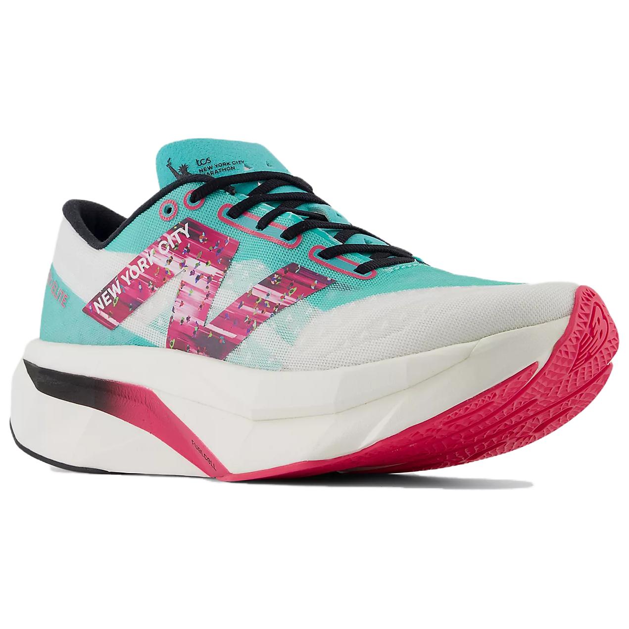 New Balance FuelCell SuperComp Elite v4 TCS NYC Marathon женские кроссовки Teal — фото 3