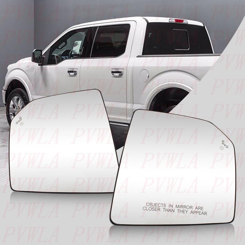 Side Mirror Lens For Ford F-150 F150 2015 2016 2017 2018 Heated Blind Spot Car Rearview Mirror Glass Car Accessories