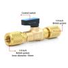 Corrosions Resistant Brass Water Connector Featuring Integrated Valves Switches For Quick Shutoff