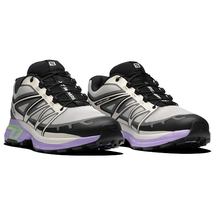 SALOMON XT Wings 2 'Beige Schwarz Lila' 414683