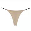 Calcinhas Fio Dental Femininas de Cintura Baixa Estampadas Leopardo Zebra Liso Sexy Micro T-back Lingerie Multicor Para Uso Diário na Praia