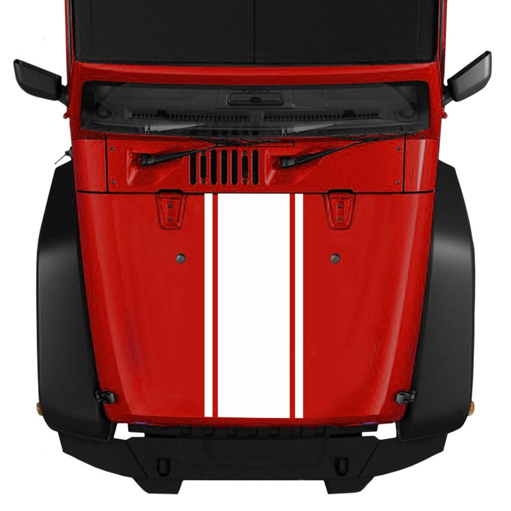 Car Hood Stripe Sticker Universal Auto Racing Stripes Body Side Vinyl Modified Stripe Decal Decoration