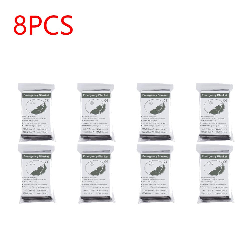1-20PCS Emergency Blanket Outdoor Hiking Camping Survival First Aid Windproof Insulation Lifesaving Foil Thermal Rescue Blanket