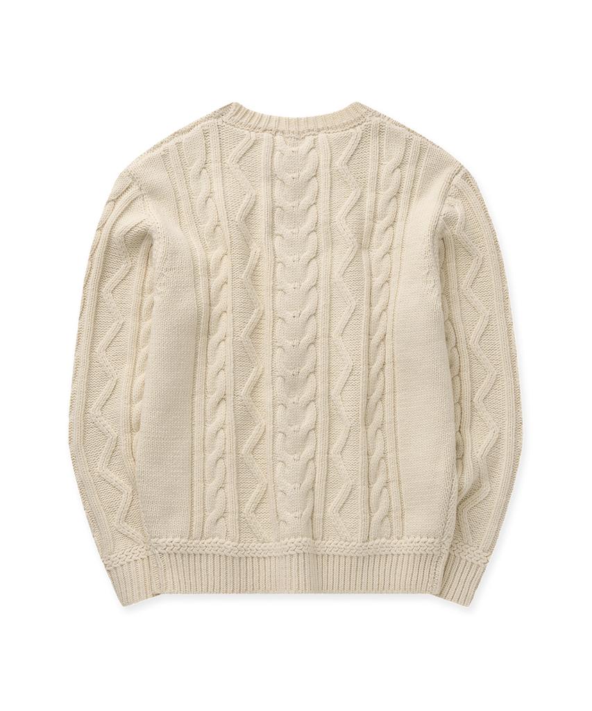Pilpeu Cable Classic Knit 30(Ivory)