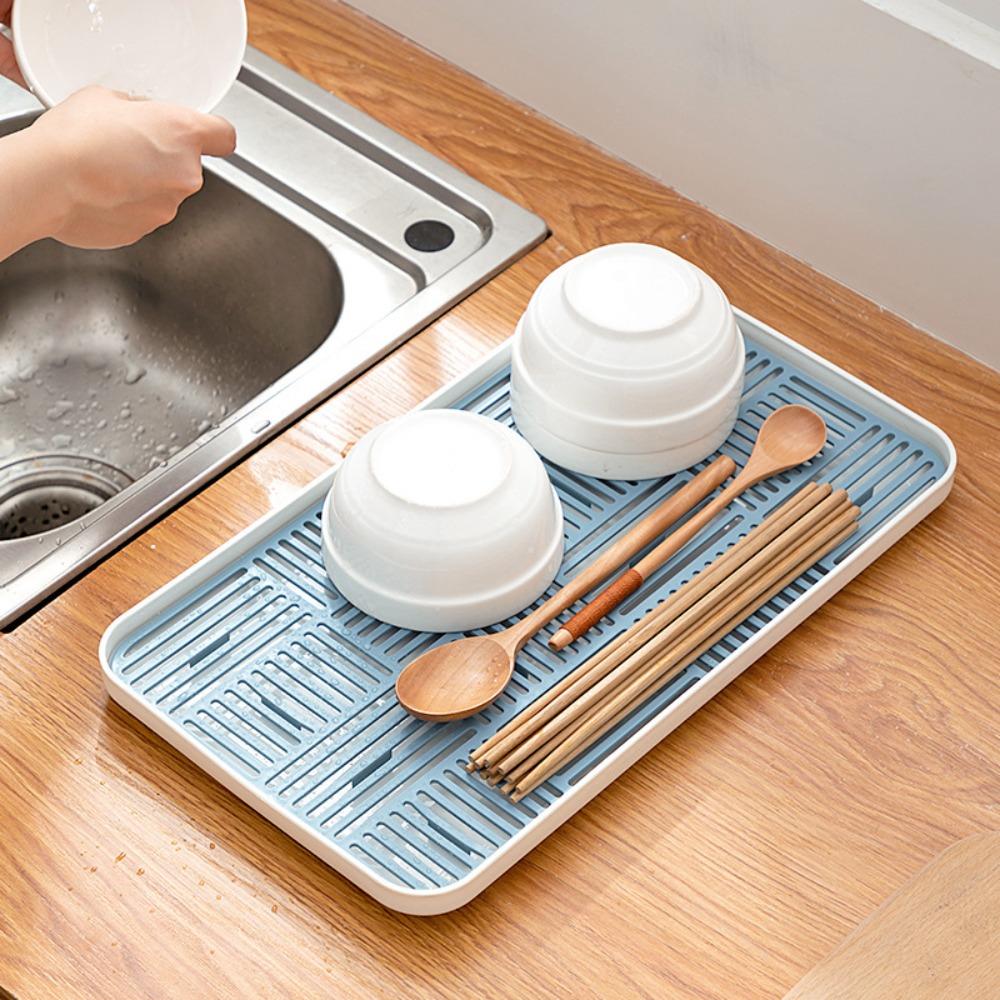 Detachable Tableware Drain Tray Grids Design Cutlery Drying Tray New Kitchen Organizer